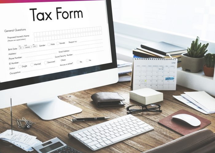 Tax Credits Claim Form Concept